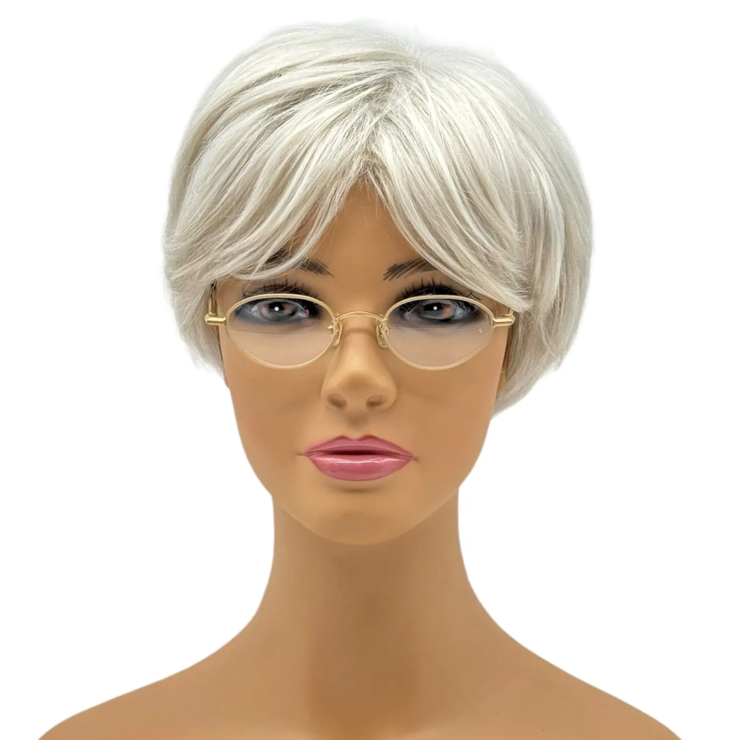 MATSUDA Vintage Eyeglasses with Clip-On Shades - Gold