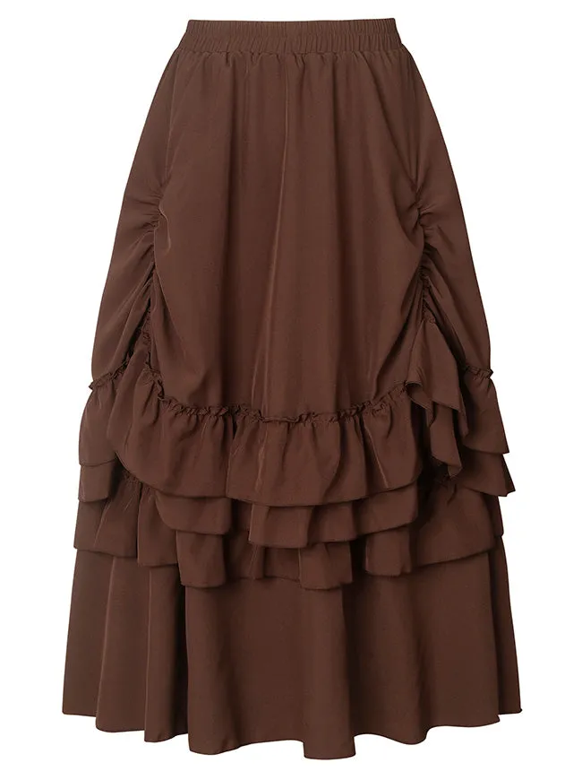 Medieval Retro Steampunk Gothic Victorian Renaissance Skirt
