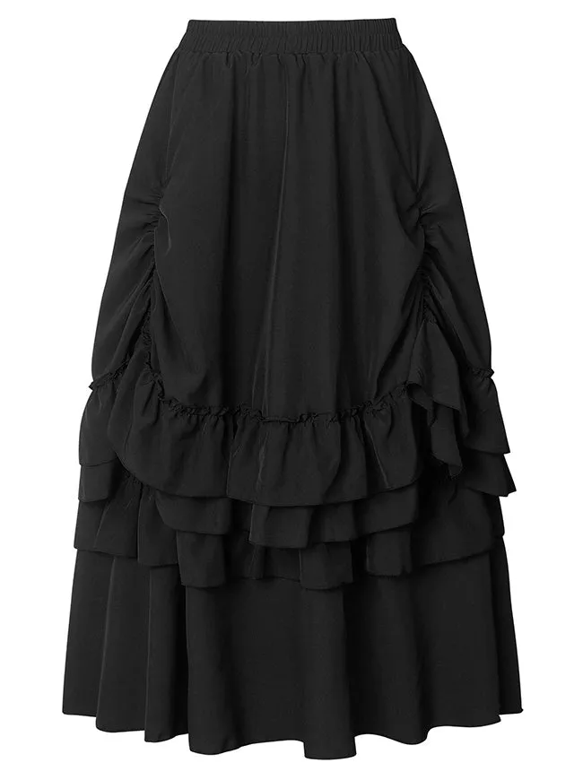 Medieval Retro Steampunk Gothic Victorian Renaissance Skirt