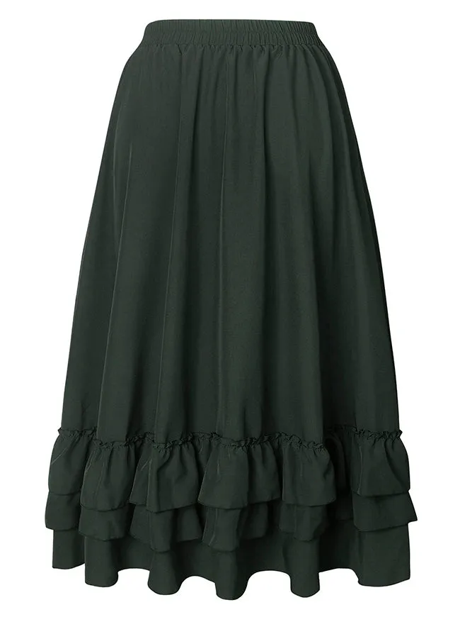 Medieval Retro Steampunk Gothic Victorian Renaissance Skirt