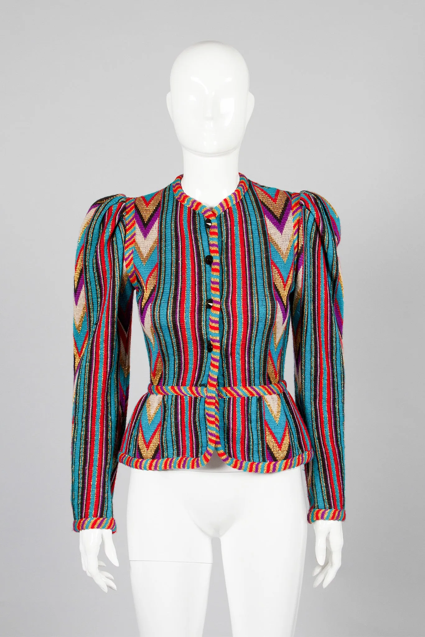Metallic Knit Jacket