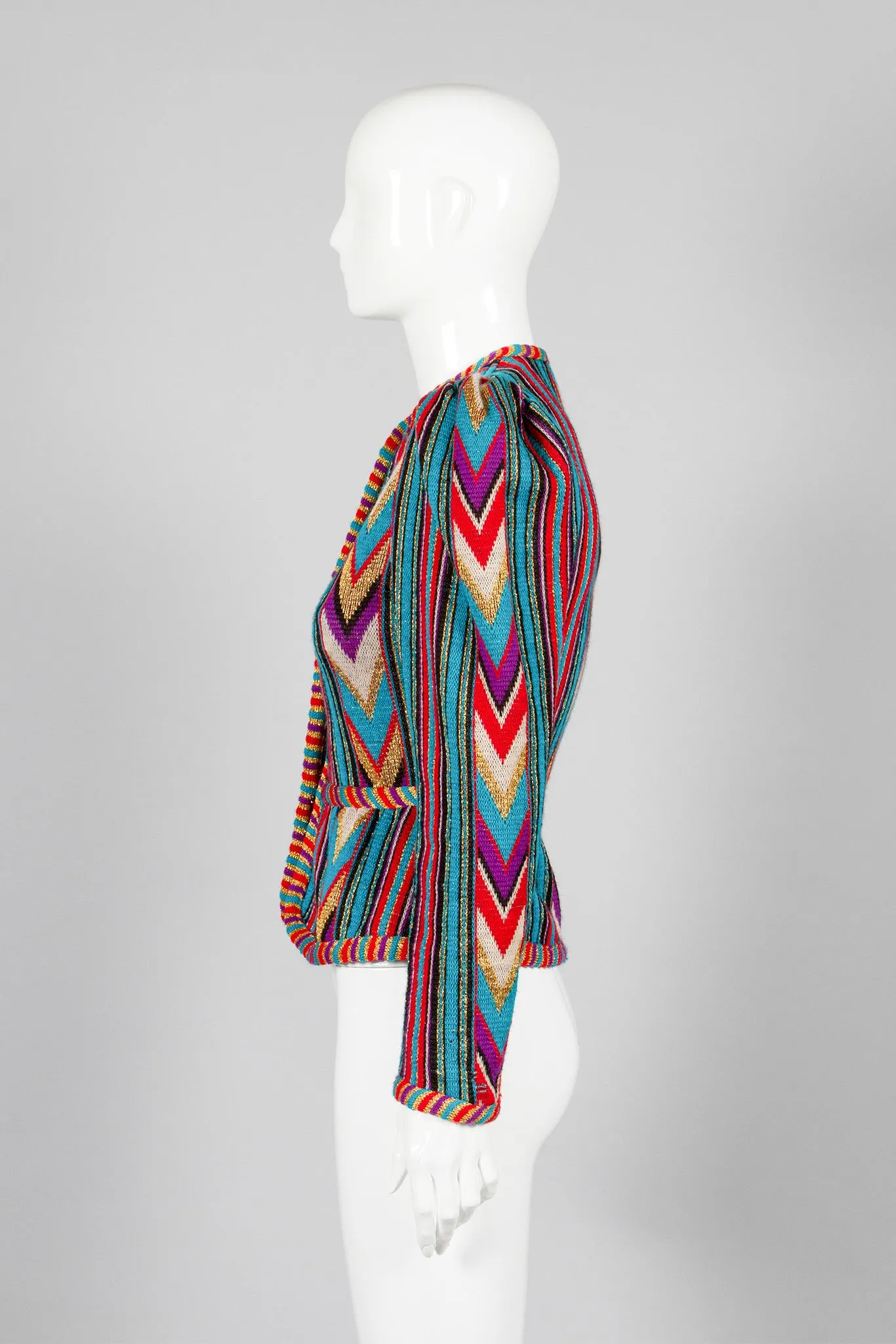 Metallic Knit Jacket