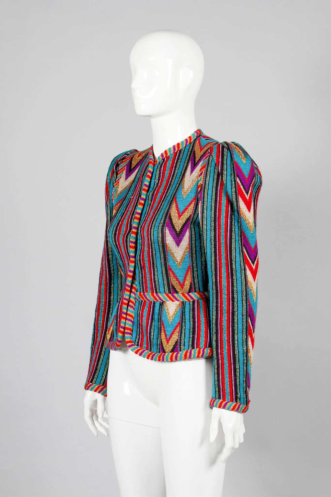 Metallic Knit Jacket