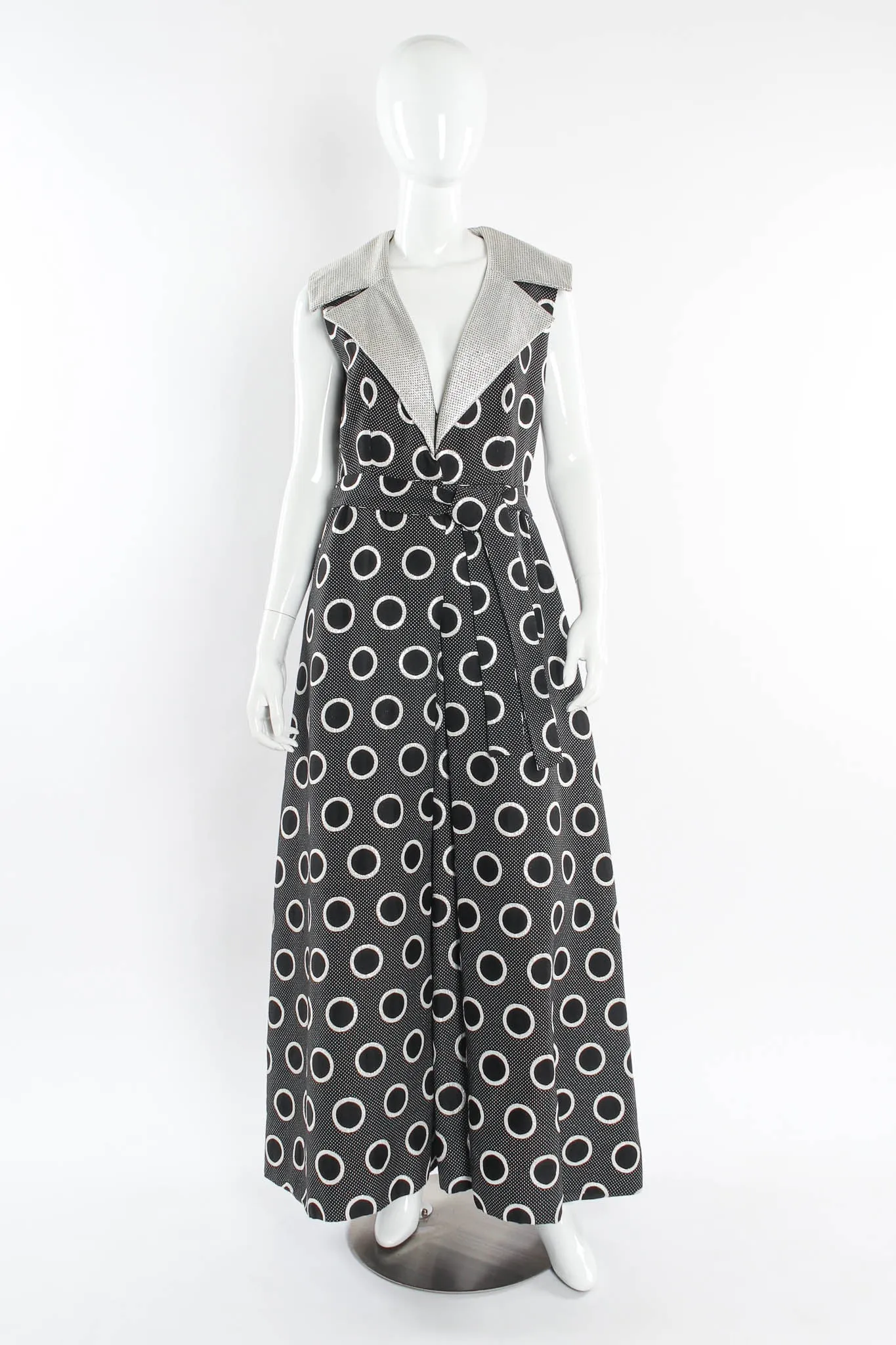 Metallic Polka Dot Jumpsuit