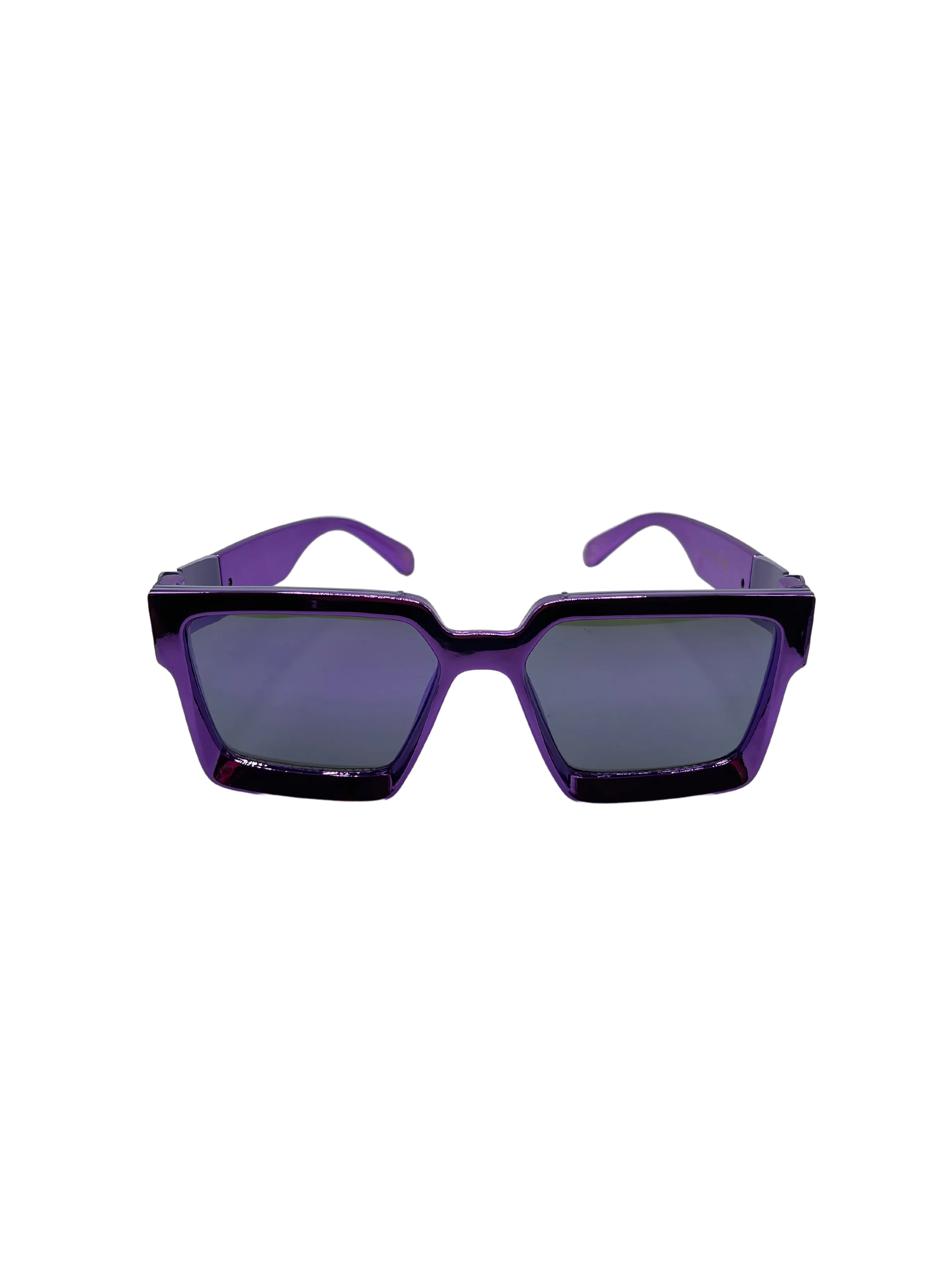 Metallic Square Sunglasses