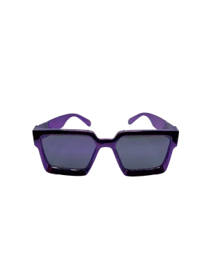 Metallic Square Sunglasses