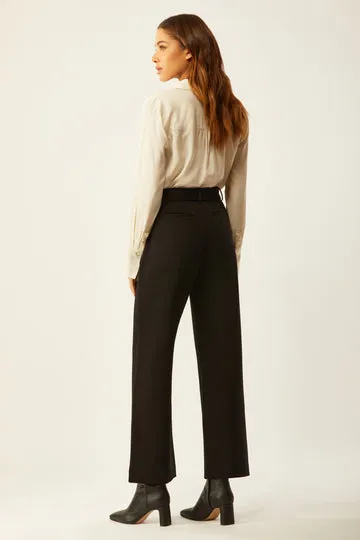 Metropolitan cropped wide leg with belt by Ecru