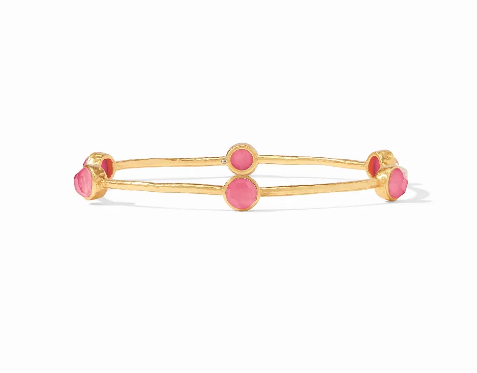 Milano Luxe Bangle Gold Peony Pink - Medium