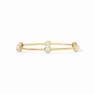 Milano Luxe Bangle- Iridescent Aquamarine Blue