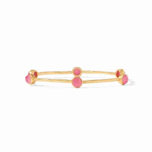 Milano Luxe Bangle- Iridescent Peony Pink- Large