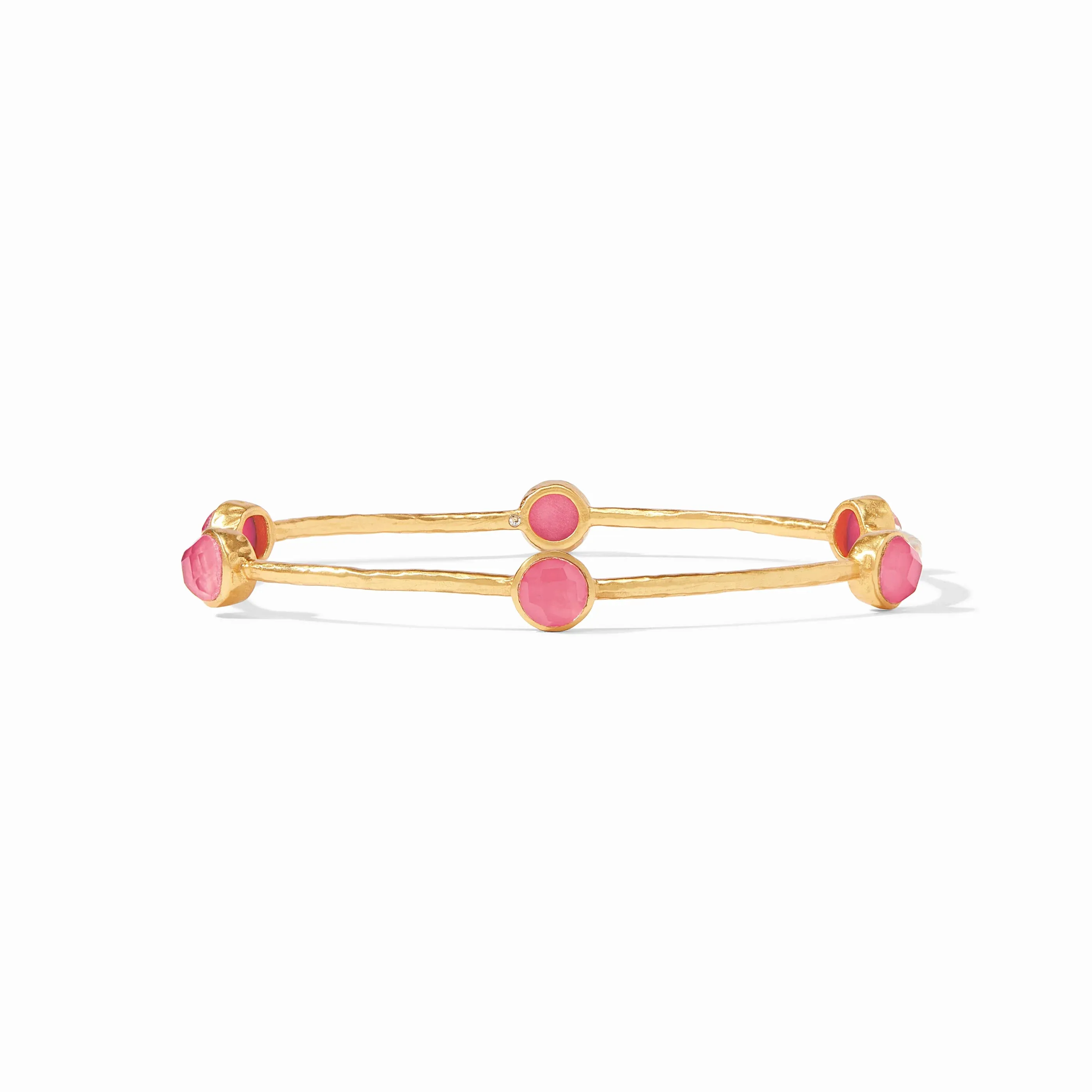 Milano Luxe Bangle- Iridescent Peony Pink- Large