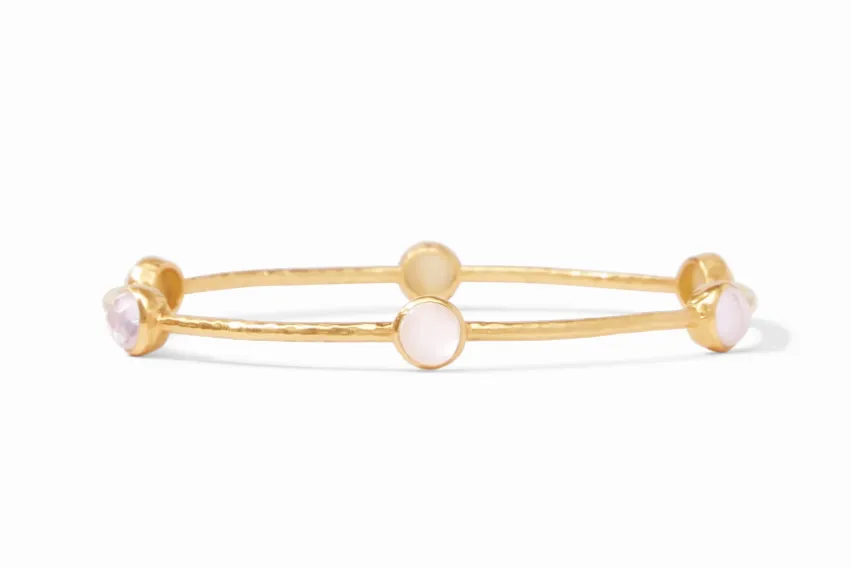 Milano Luxe Bangle - Iridescent Rose - Medium