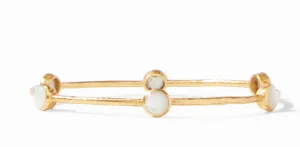 Milano Luxe Bangle - Pearl - Large