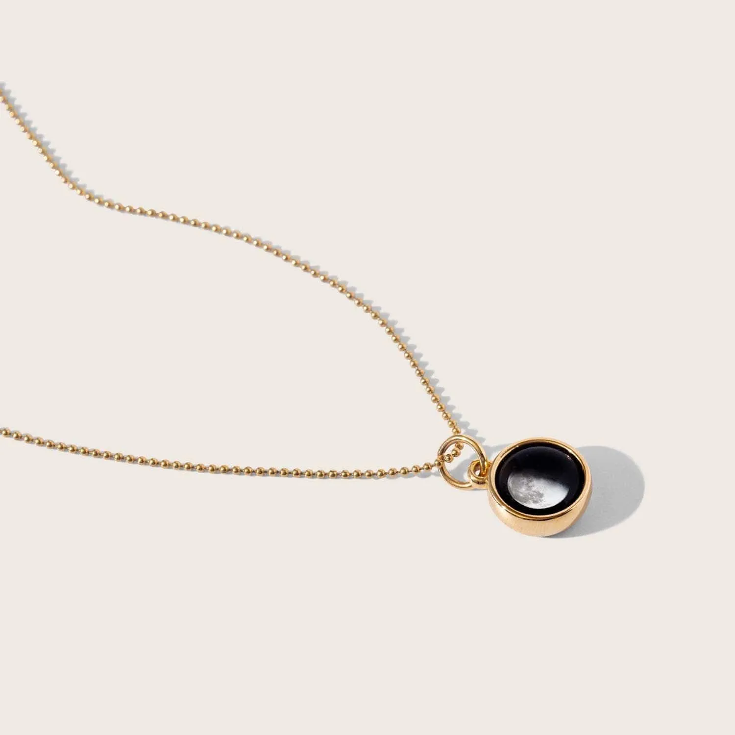 Mini Gold Simplicity Necklace & Bead Chain