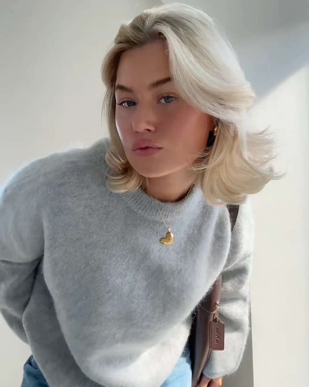 Mohair Luxe™ | Women's Mohair Mixed Jumper | Soft Knit, Round Neck Design & Cozy Fit