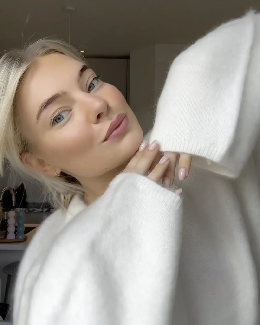 Mohair Luxe™ | Women's Mohair Mixed Jumper | Soft Knit, Round Neck Design & Cozy Fit