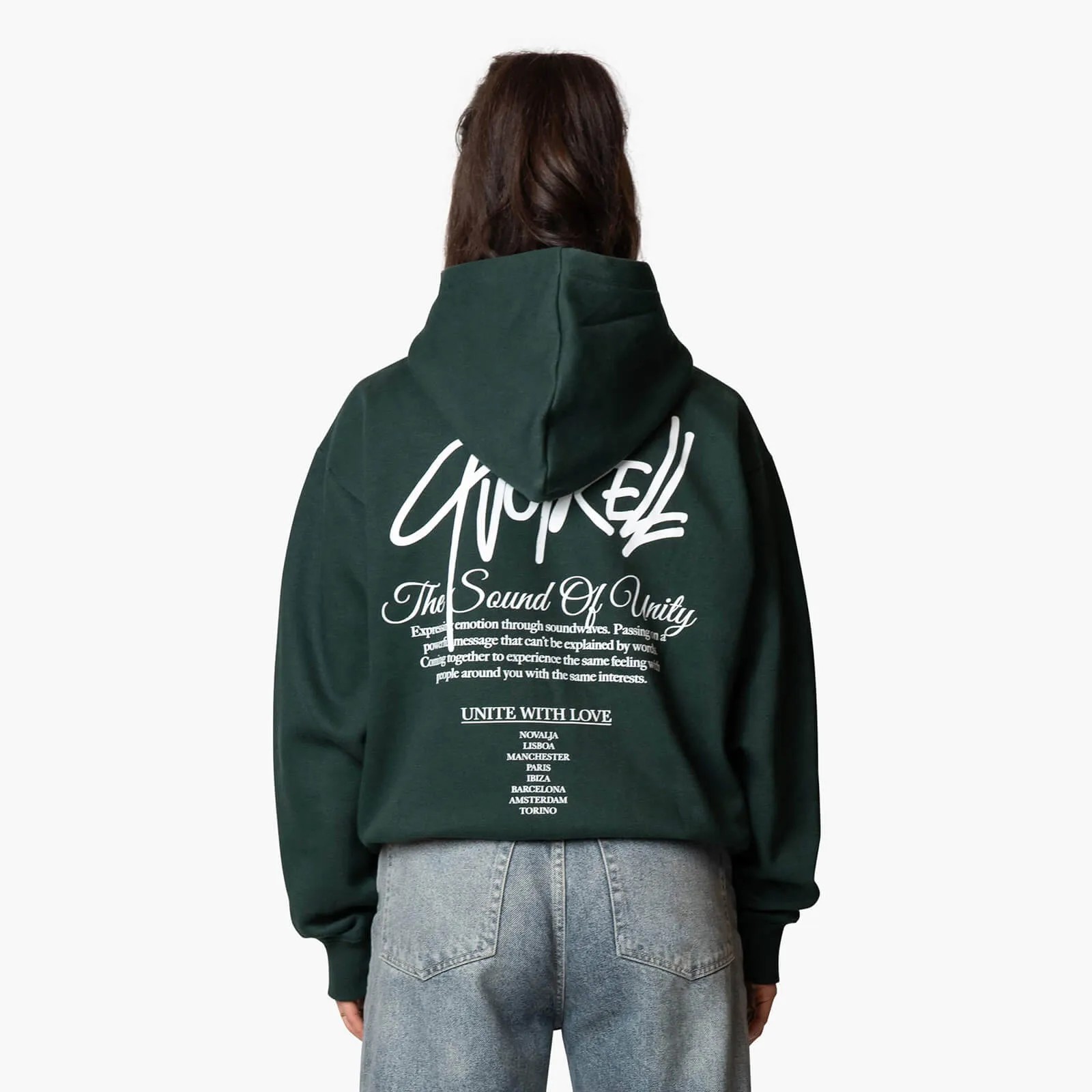 MONTEREY UNITY HOODIE | PETROL/WHITE