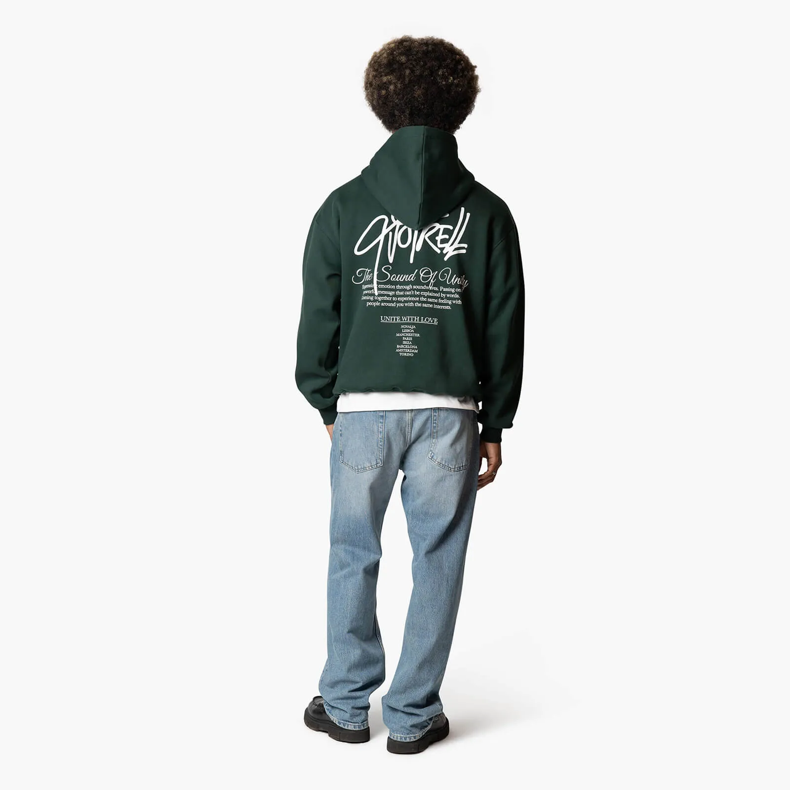 MONTEREY UNITY HOODIE | PETROL/WHITE