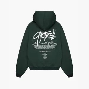 MONTEREY UNITY HOODIE | PETROL/WHITE