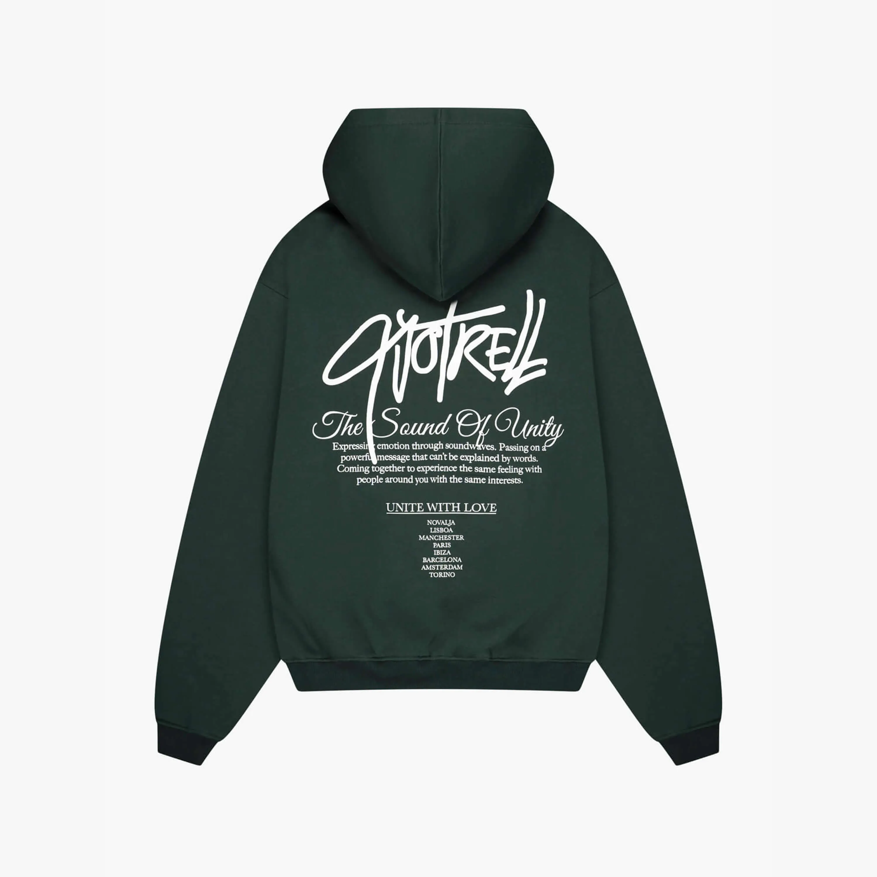 MONTEREY UNITY HOODIE | PETROL/WHITE