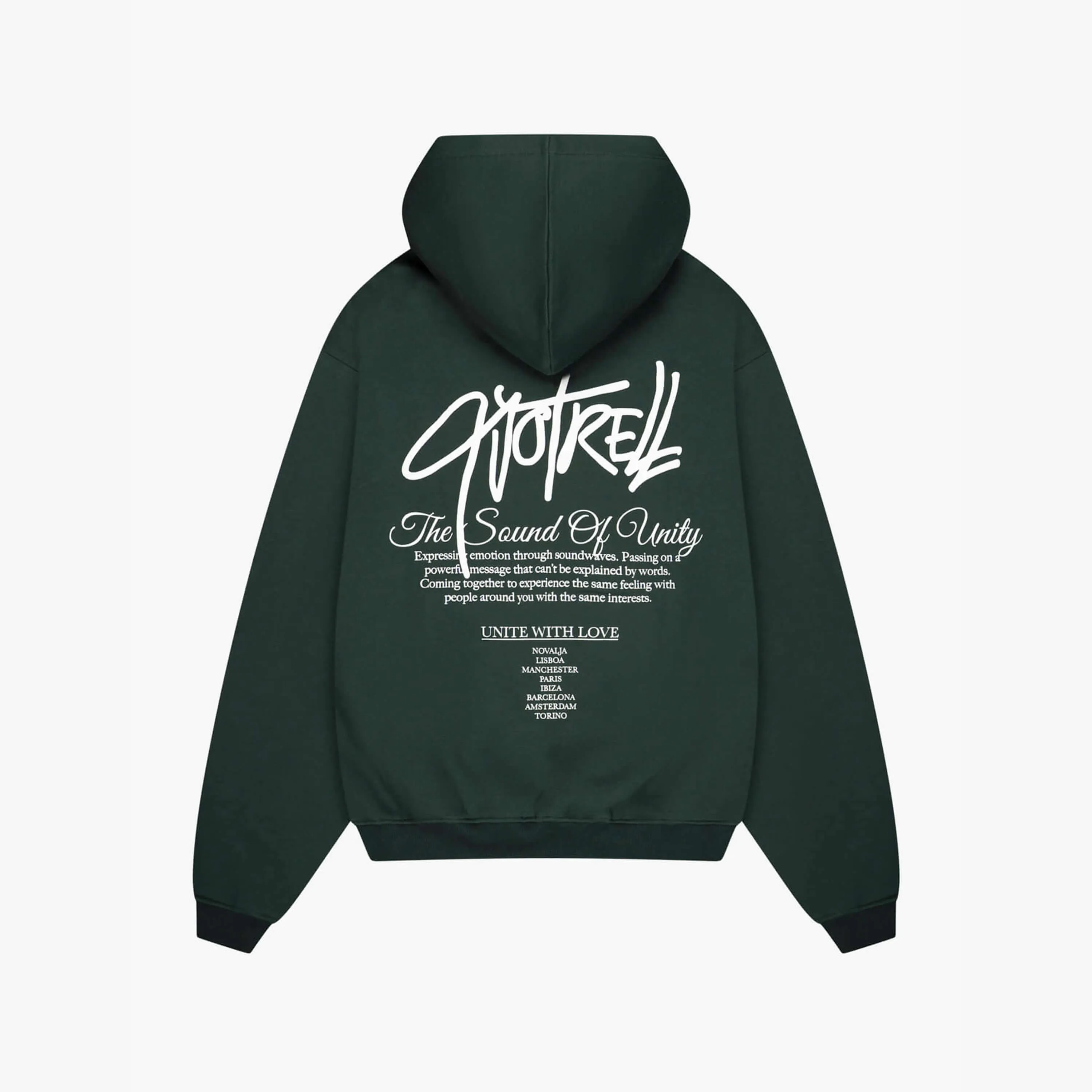 MONTEREY UNITY HOODIE | PETROL/WHITE