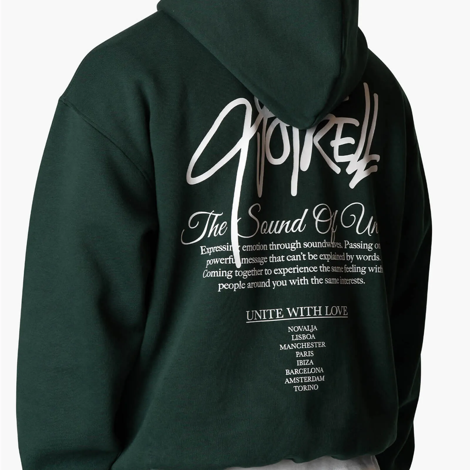 MONTEREY UNITY HOODIE | PETROL/WHITE