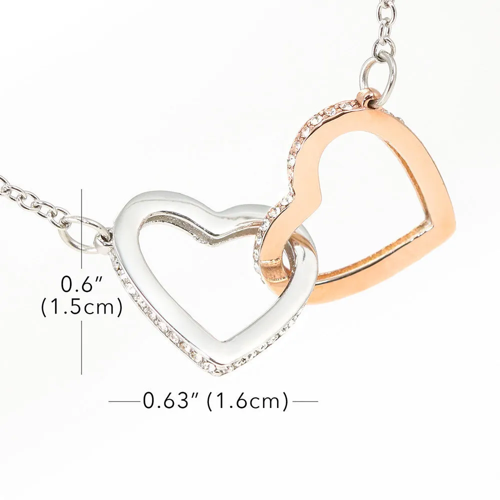 Mother You Are The Best From Son Interlocking Heart Necklace