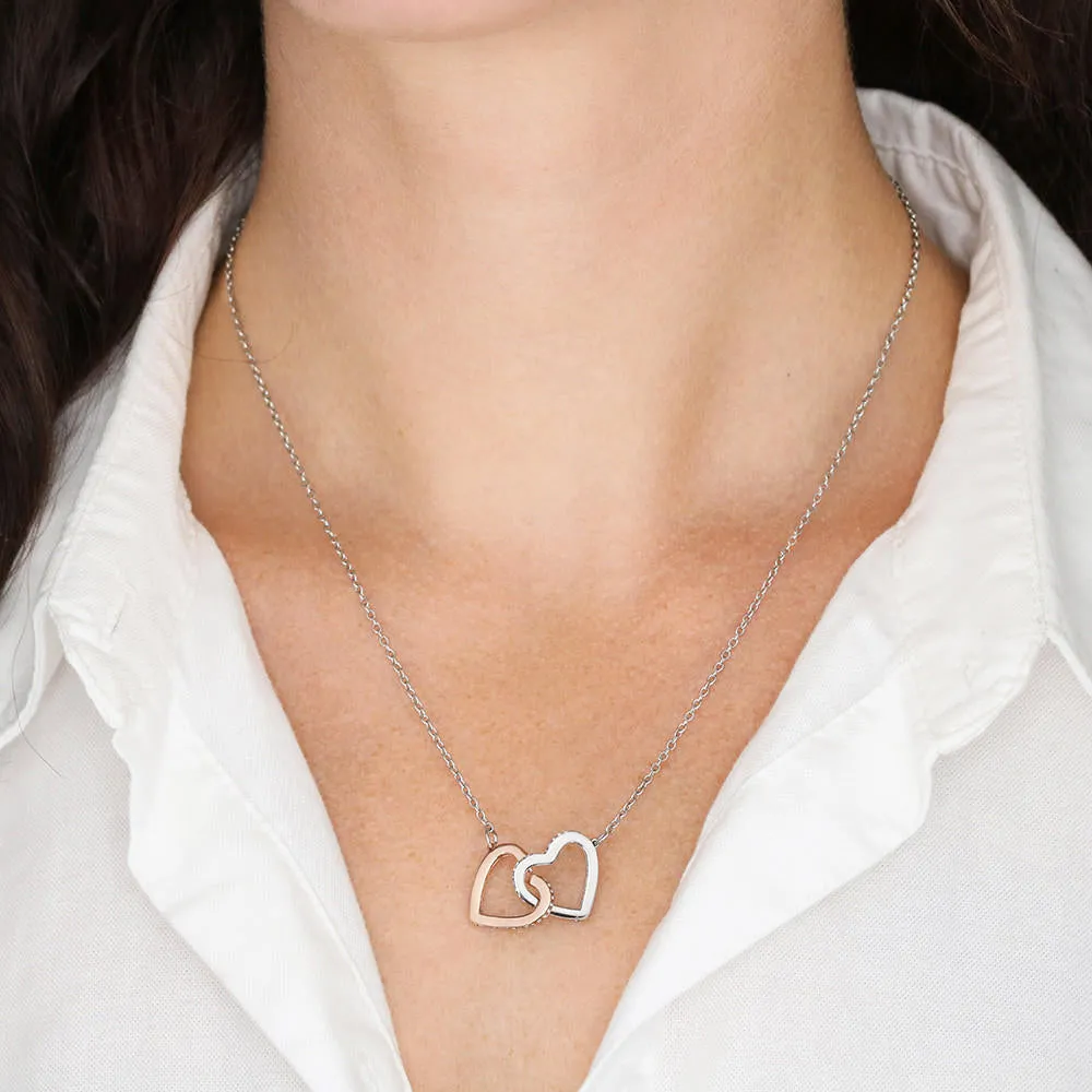 Mother You Are The Best From Son Interlocking Heart Necklace