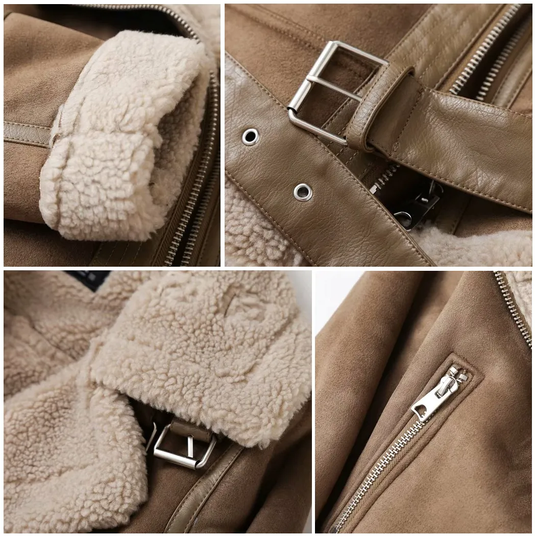 Moto Luxe™ | Women's Leather Moto Jacket | Genuine Leather, Asymmetrical Zipper, Slim Fit Design