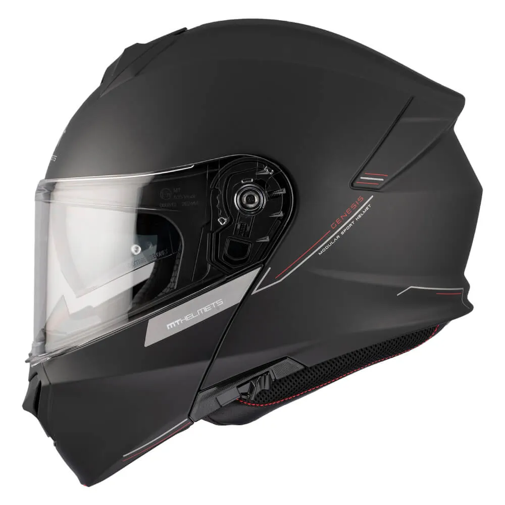 MT Genesis SV Helmet Solid A1 Matt Black