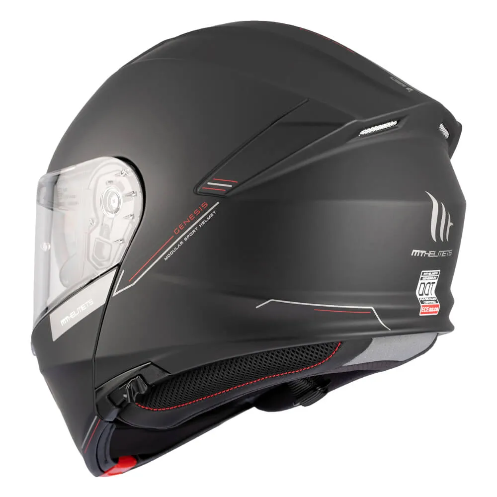 MT Genesis SV Helmet Solid A1 Matt Black