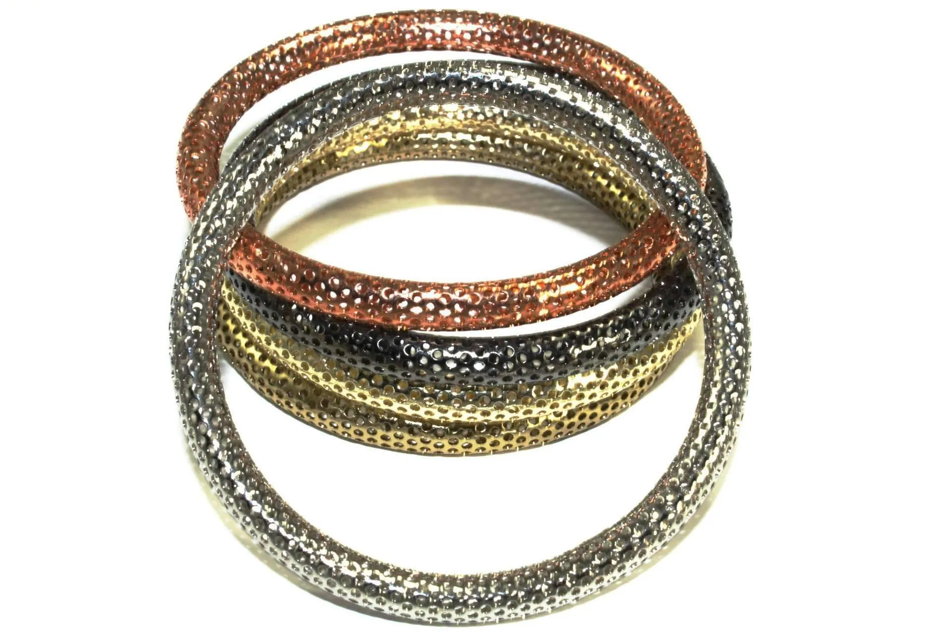 Multi Metallic Bracelet Stack