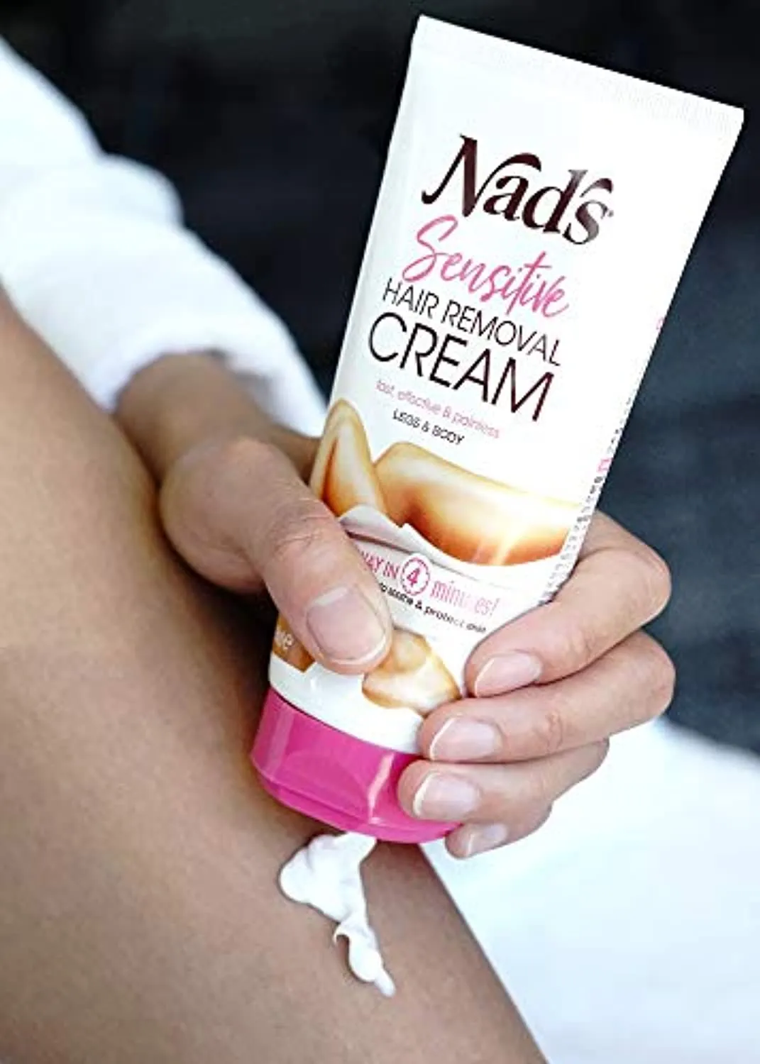 Nad's Hair Removal Cream - Gentle & Soothing Hair Removal For Women - Sensitive Depilatory Cream For Body & Legs, 5.1 Oz