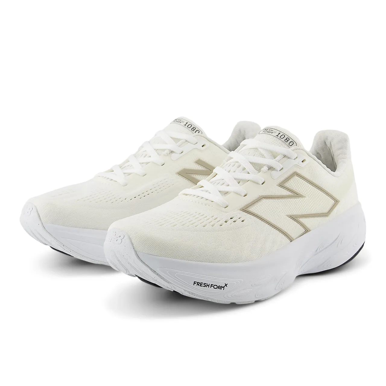 New Balance Fresh Foam X 1080 v14 (Women's) - White/Light Gold/Sea Salt