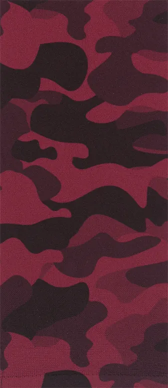 New Camo on Cranberry Knee Highs
