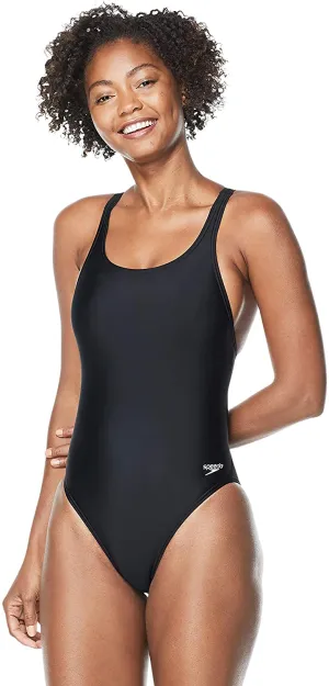 New Speedo Women's Pro LT Super Pro Swimsuit in Black, Sz L!
