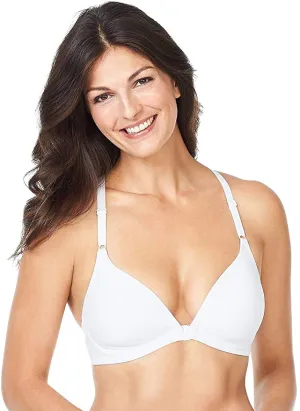 New Warners Women's Play It Cool Wire-Free Cooling Racerback, White, Sz 40B