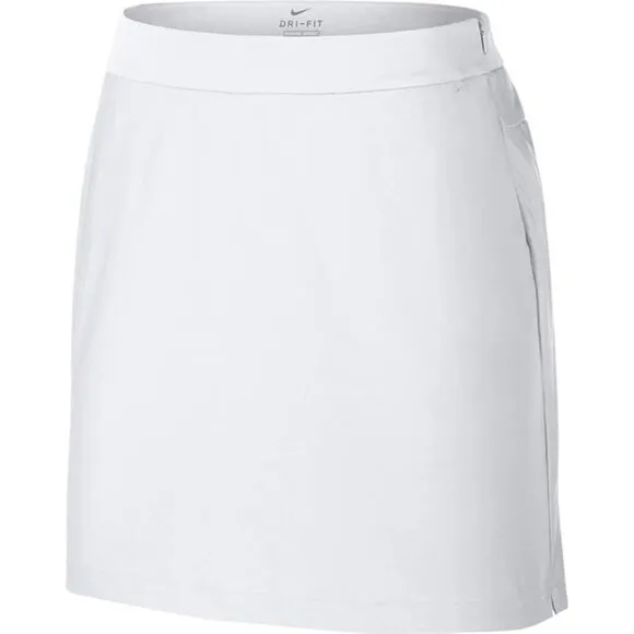 Nike Women's Flex Woven Skort 889689 (10 16.5&quot;) White Dri-Fit size 6