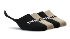 No Slip No Show Sock 4 Pair Multi Color Pack