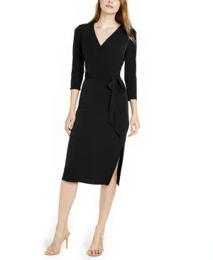NWT INC International Concepts Women's Side Tie Faux Wrap Dress. 100075503 Small