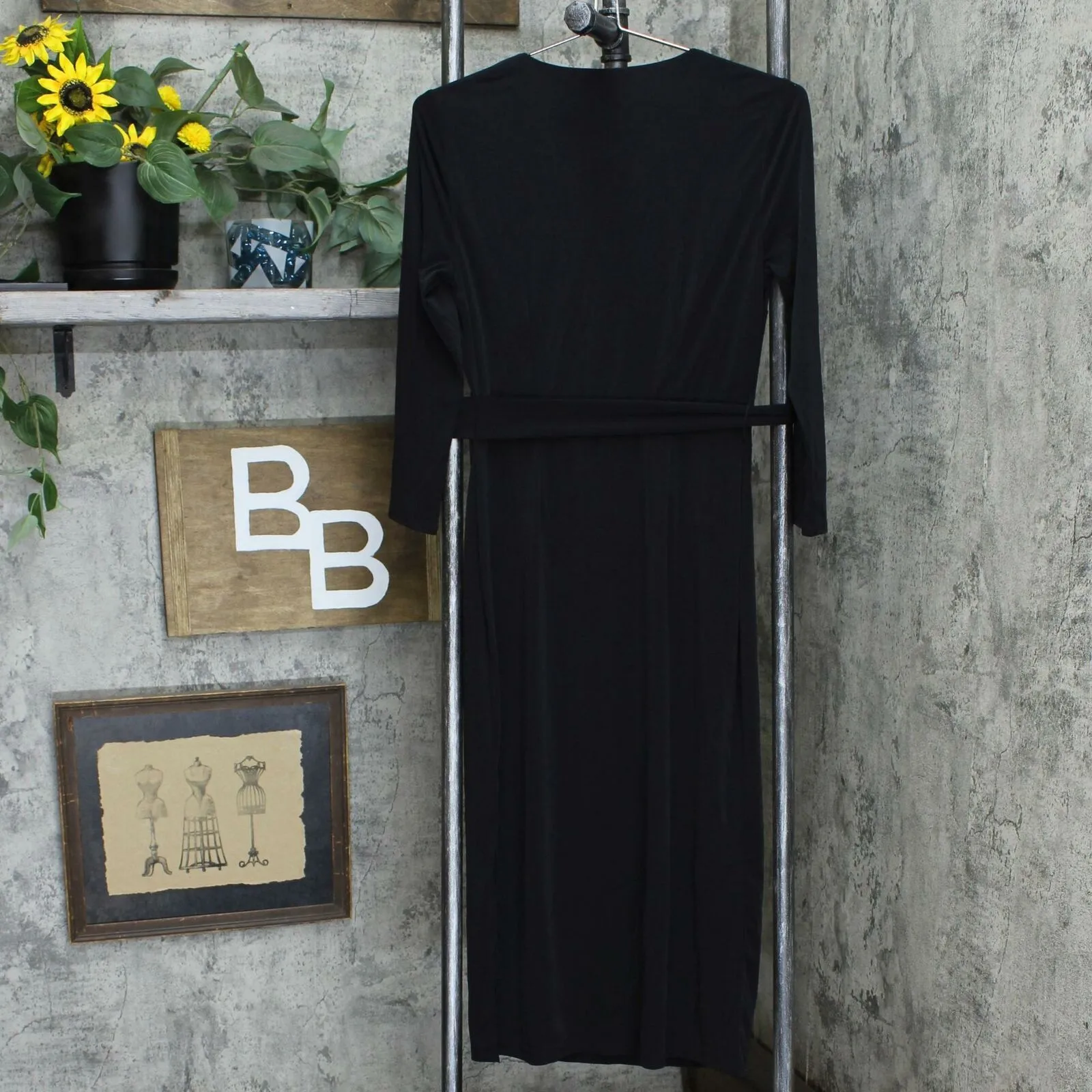 NWT INC International Concepts Women's Side Tie Faux Wrap Dress. 100075503 Small