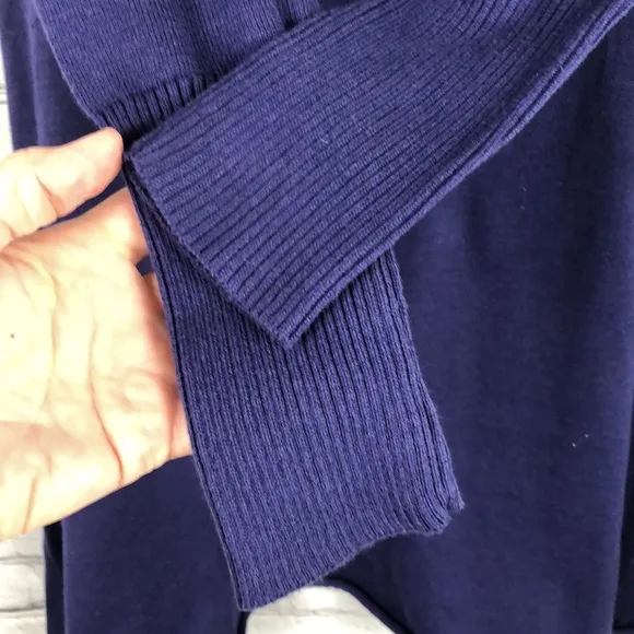 NWT prAna Coco Hooded Sweater Dress Purple Sz M