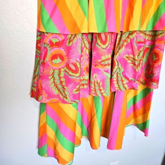 NWT Show Me Your Mumu | Full Swing Skirt Colorful Tiered Long Maxi, Women's XXL