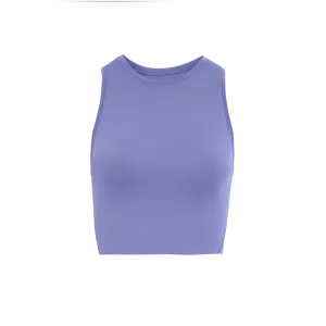 On Running Movement Crop (Womens) - Blueberry/Feather