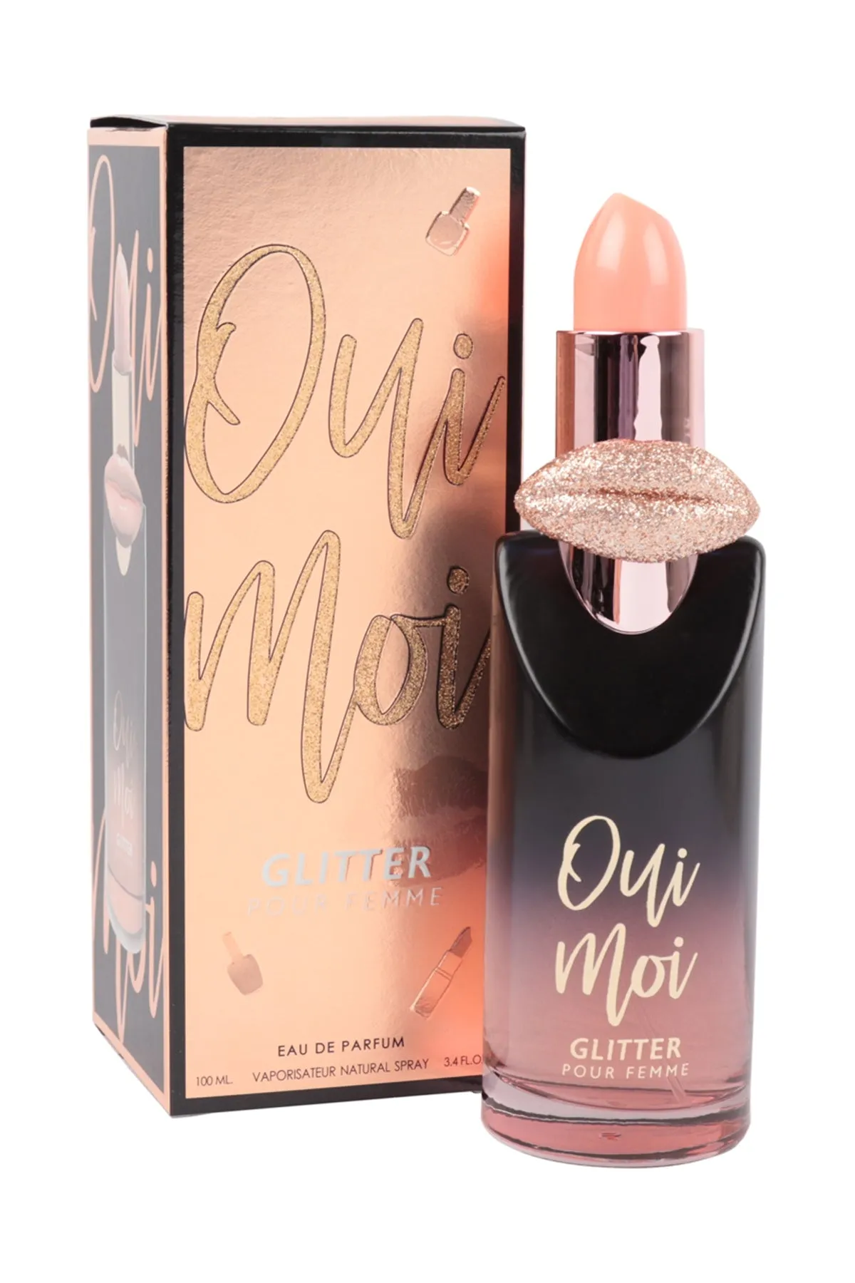 Oui Moi Glitter Spray Perfume Eau De Parfum for Women - 100ml/3.4 fl.oz.