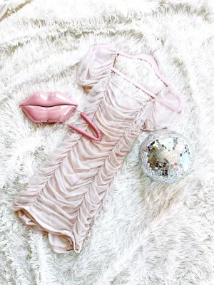 Party Queen Ruched Mini Dress