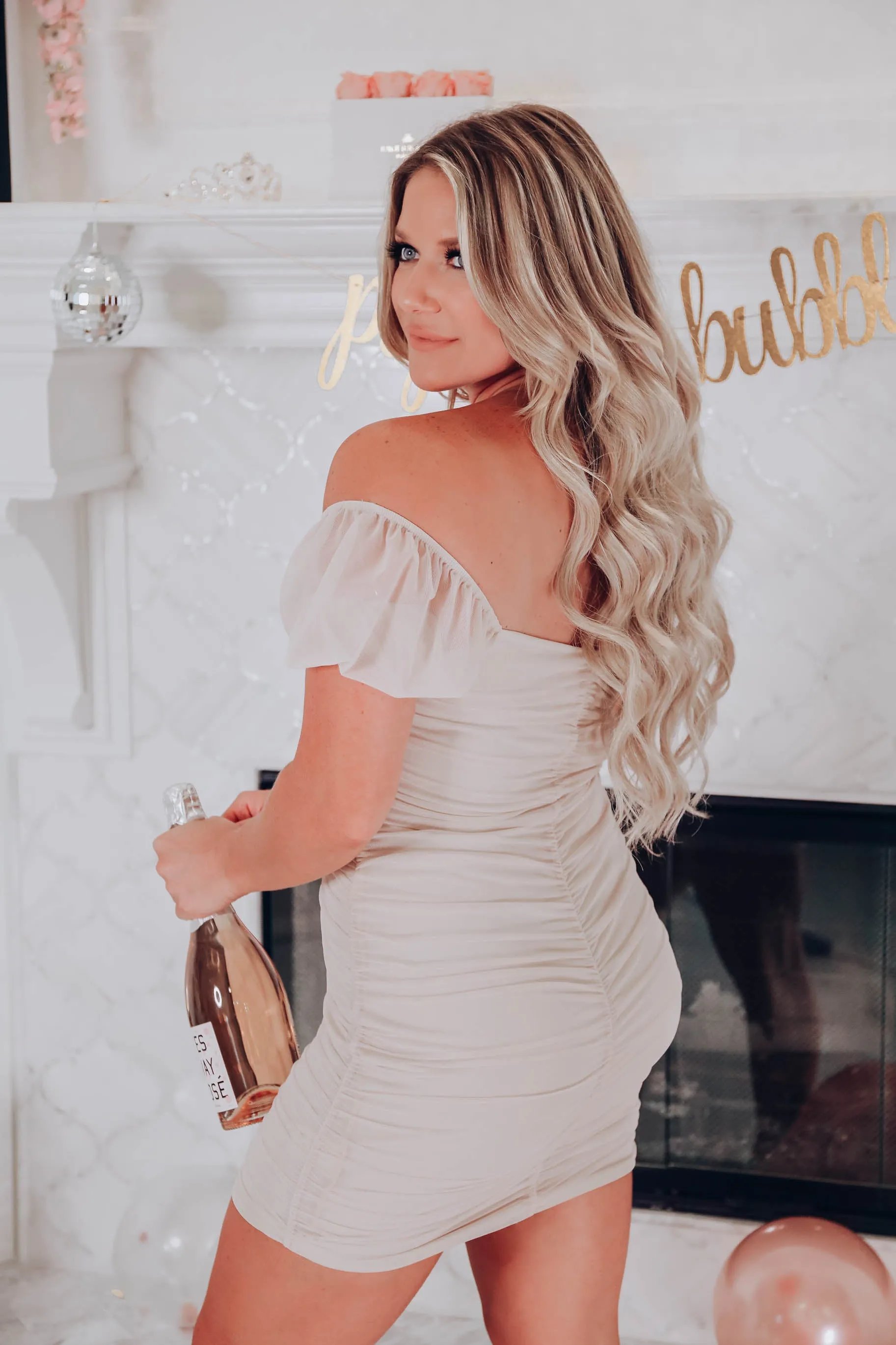 Party Queen Ruched Mini Dress