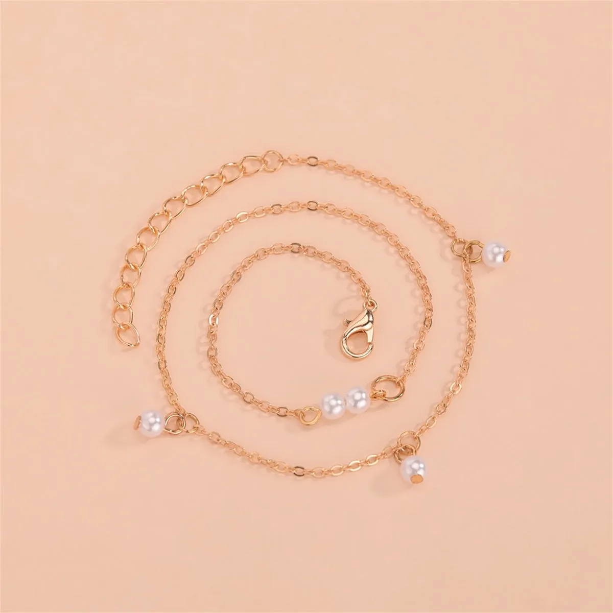 Pearl & 18K Gold-Plated Layered Bracelet