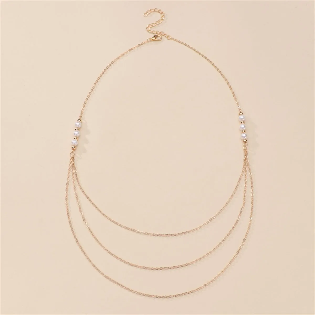 Pearl & 18K Gold-Plated Layered Necklace