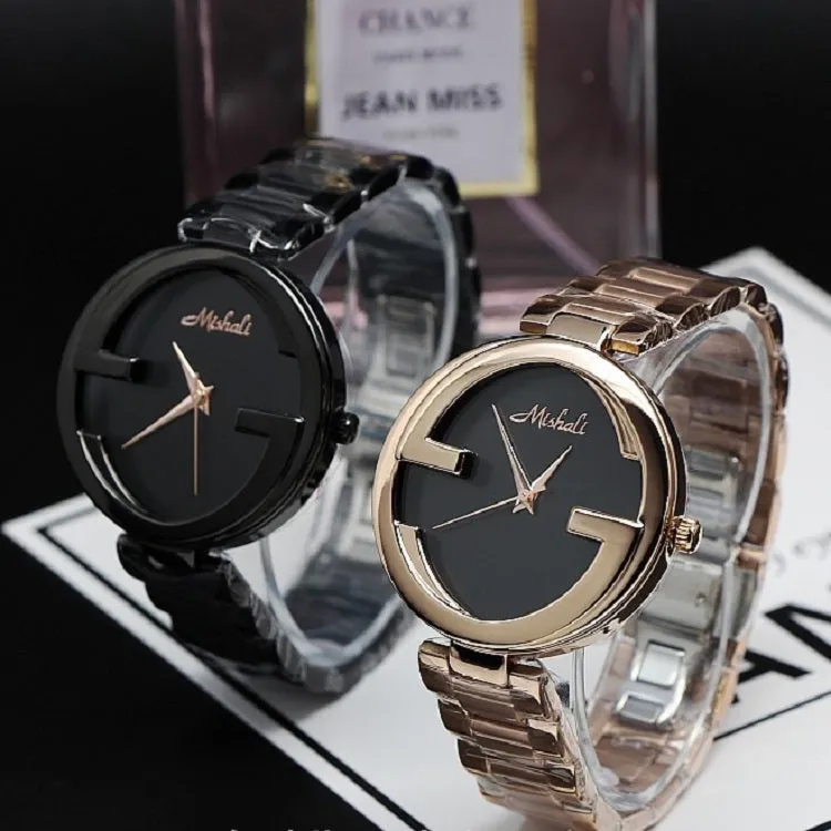 Personality Stainless Steel Strap Women's Watch